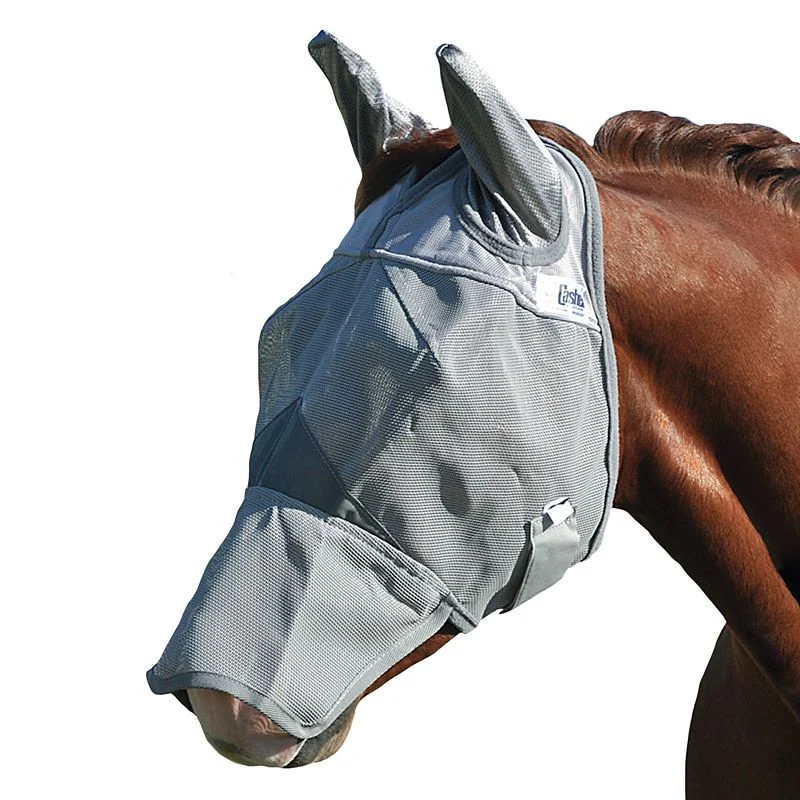 Cashel Crusader Long Nose Fly Mask with Ears - Image 3