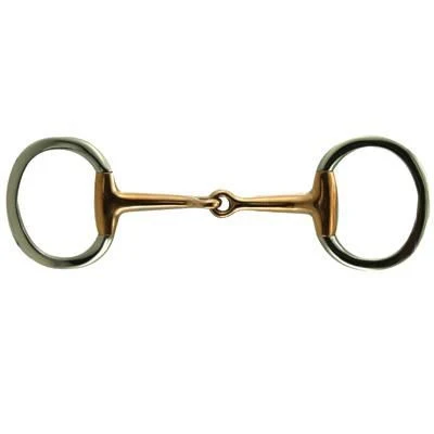 Coronet Copper Mouth Flat Ring Eggbutt Snaffle Bit - Image 2