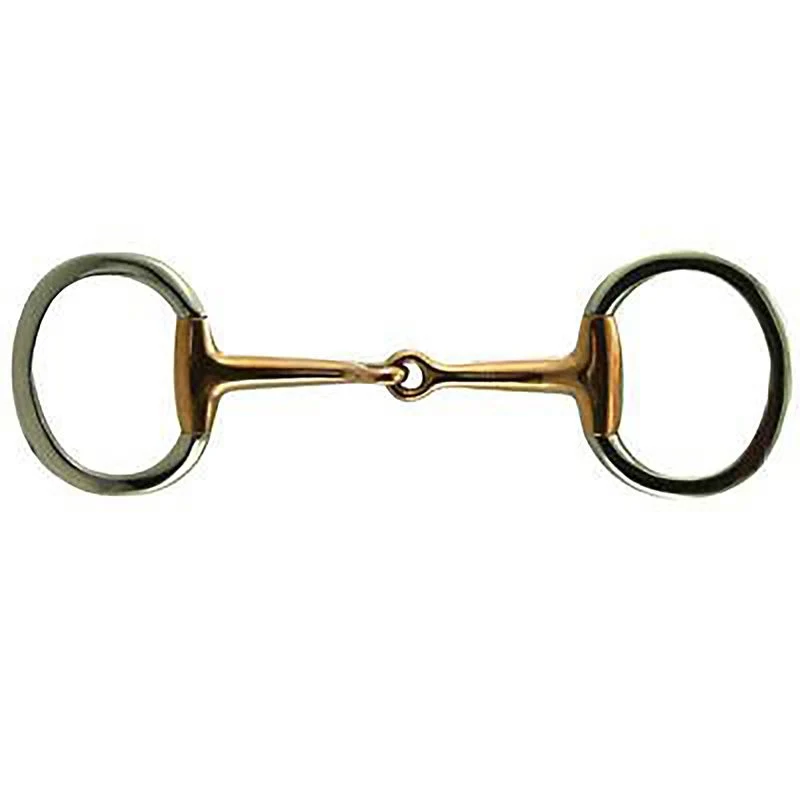 Coronet Copper Mouth Flat Ring Eggbutt Snaffle Bit - Image 3
