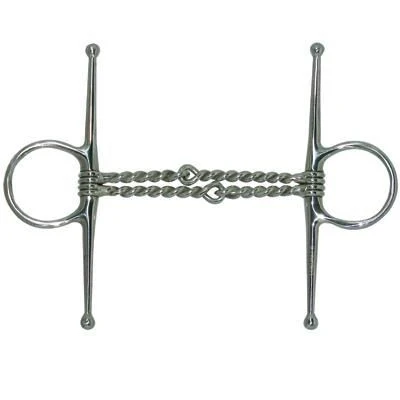 Coronet Double Twisted Wire Full Cheek Snaffle Bit