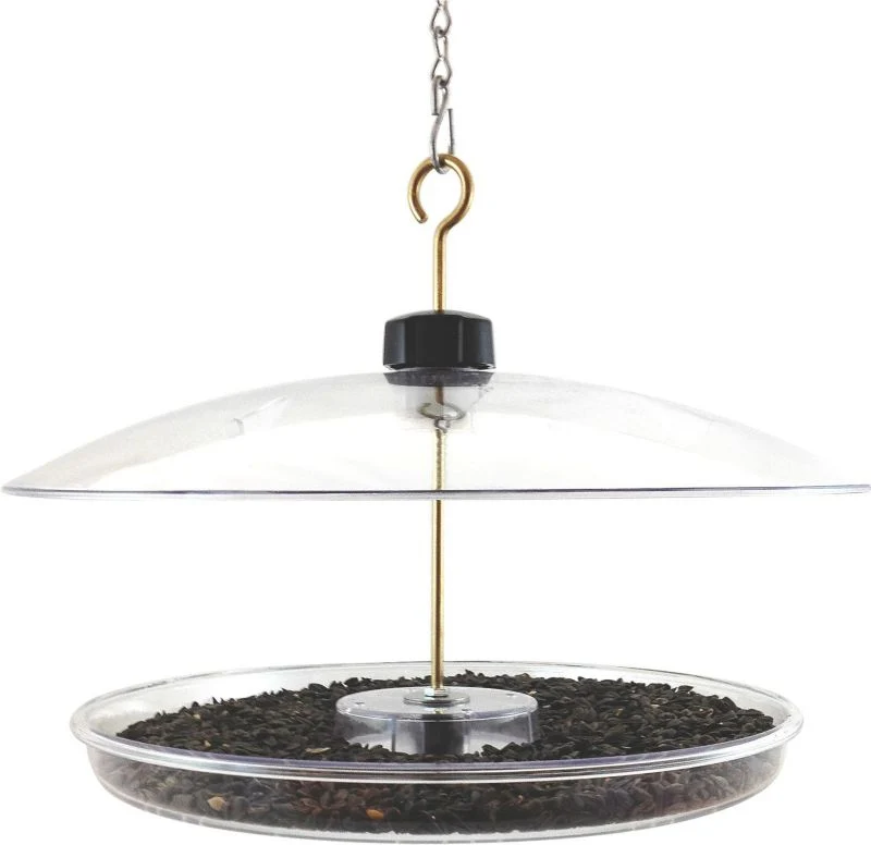 Covered Platform Feeder 14.75in Clear