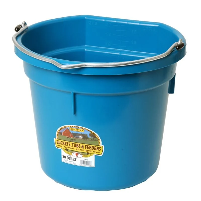Little Giant DuraFlex Plastic Flat Back Bucket - Image 13