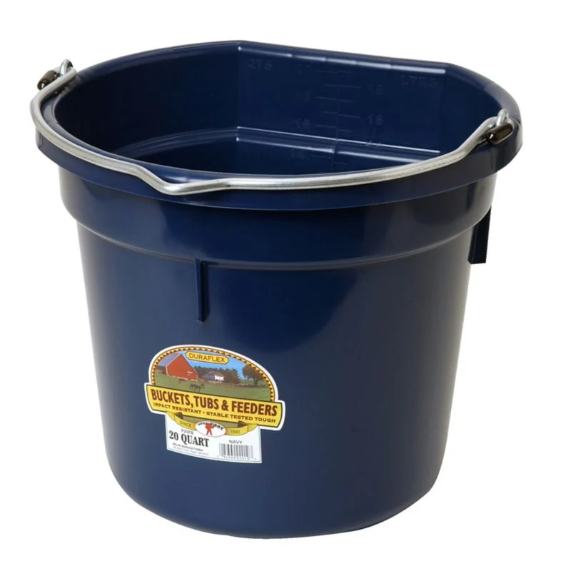 Little Giant DuraFlex Plastic Flat Back Bucket - Image 6