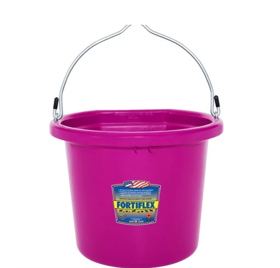 Little Giant DuraFlex Plastic Flat Back Bucket - Image 9