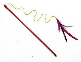 Feather Dangler Cat Wand 18 muticolor