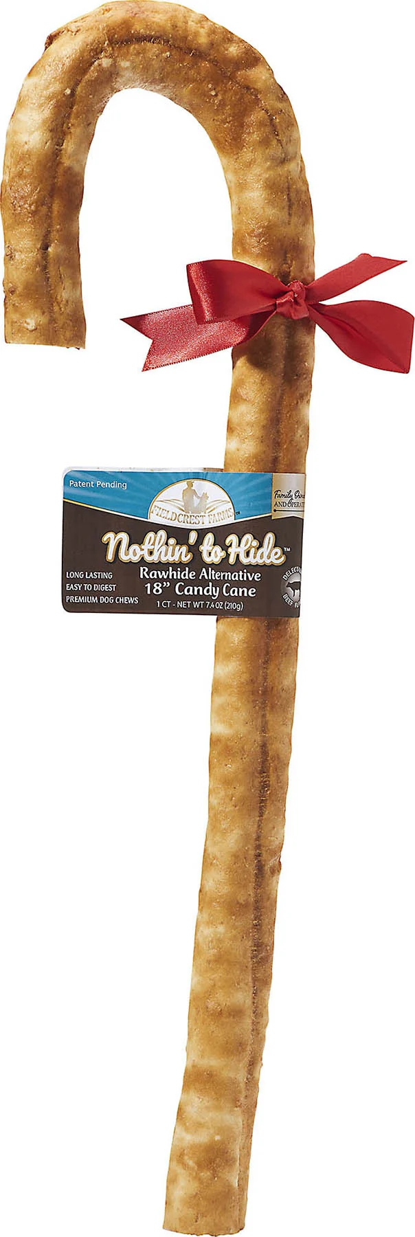 Fieldcrest Farms Nothin' To Hide Candy Cane Dog Chew - Image 2