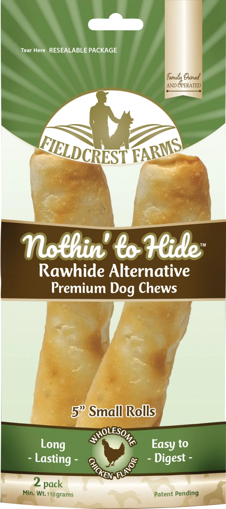 Fieldcrest Farms Nothin' To Hide Rawhide Alternative Small Roll - Image 2