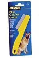 Flea Comb 3.25 x 0.5 x 7.5 Blue