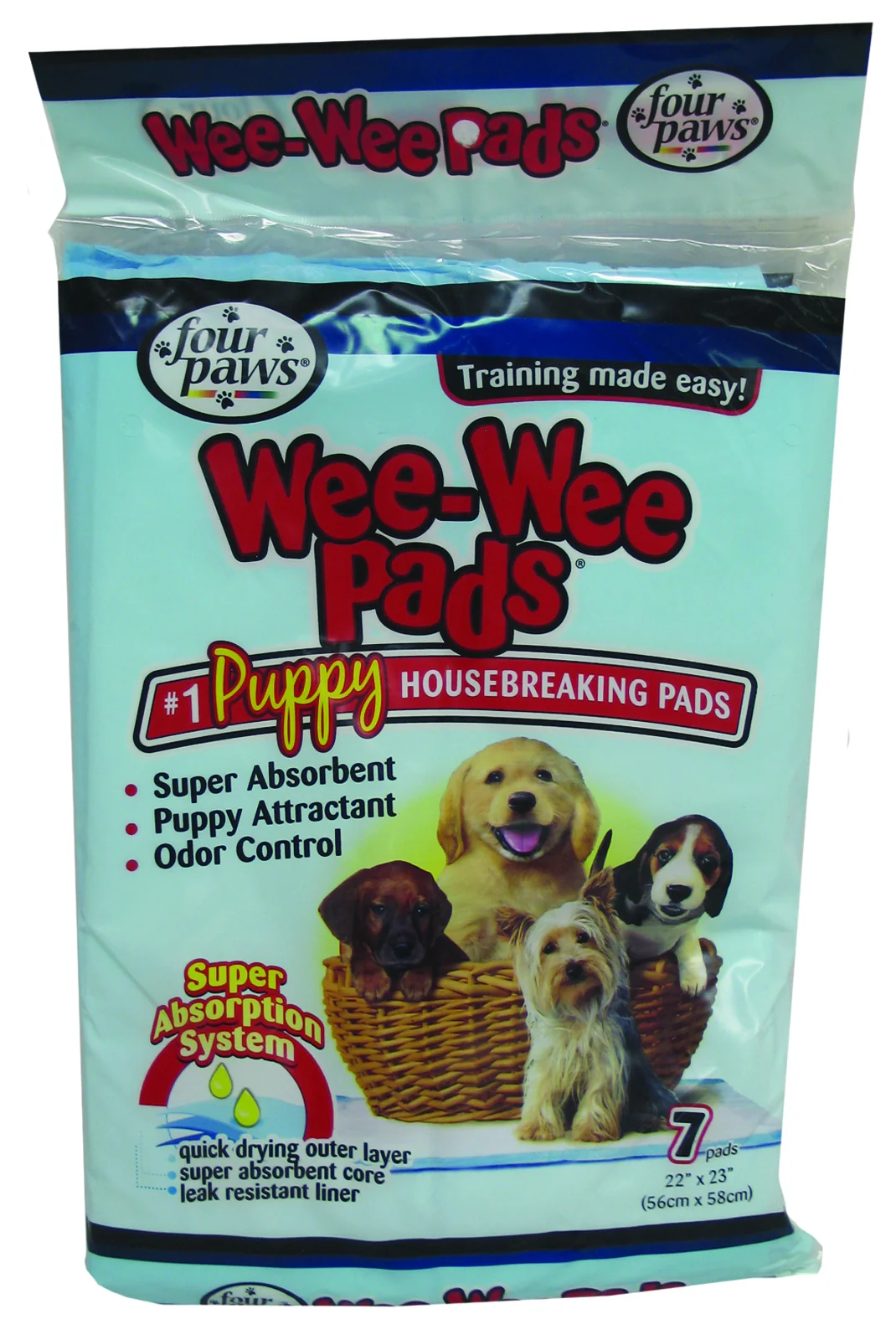 Four Paws Wee Wee Pads For Puppies 7 Count - Image 2
