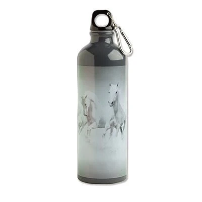 Friends On The Beach Aluminum Sports BottleBk/Wh