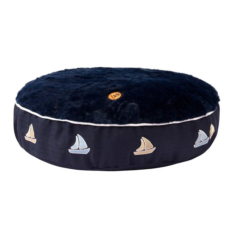 Halo Sailboat Round Dog Bed