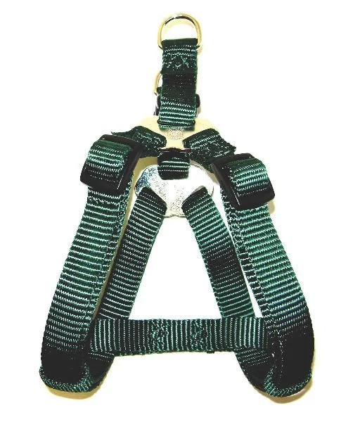 Adjustable Nylon Easy On Step-In Dog Harness L Blk - Image 2