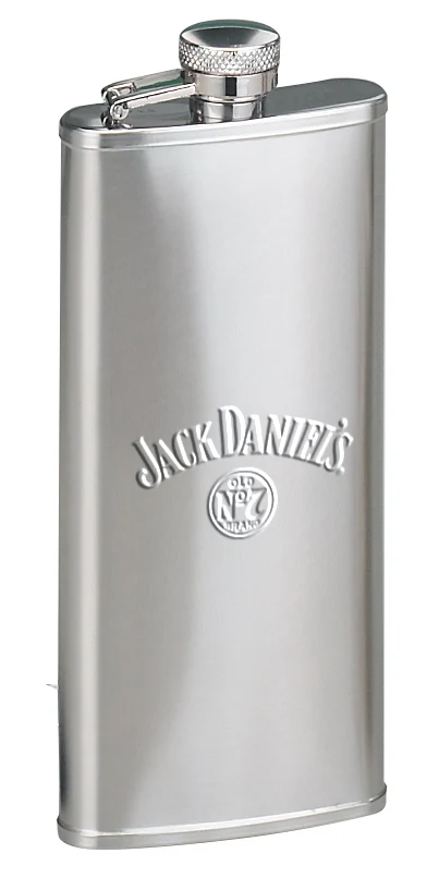 Jack Daniel's Label Stainless Steel Boot Flask