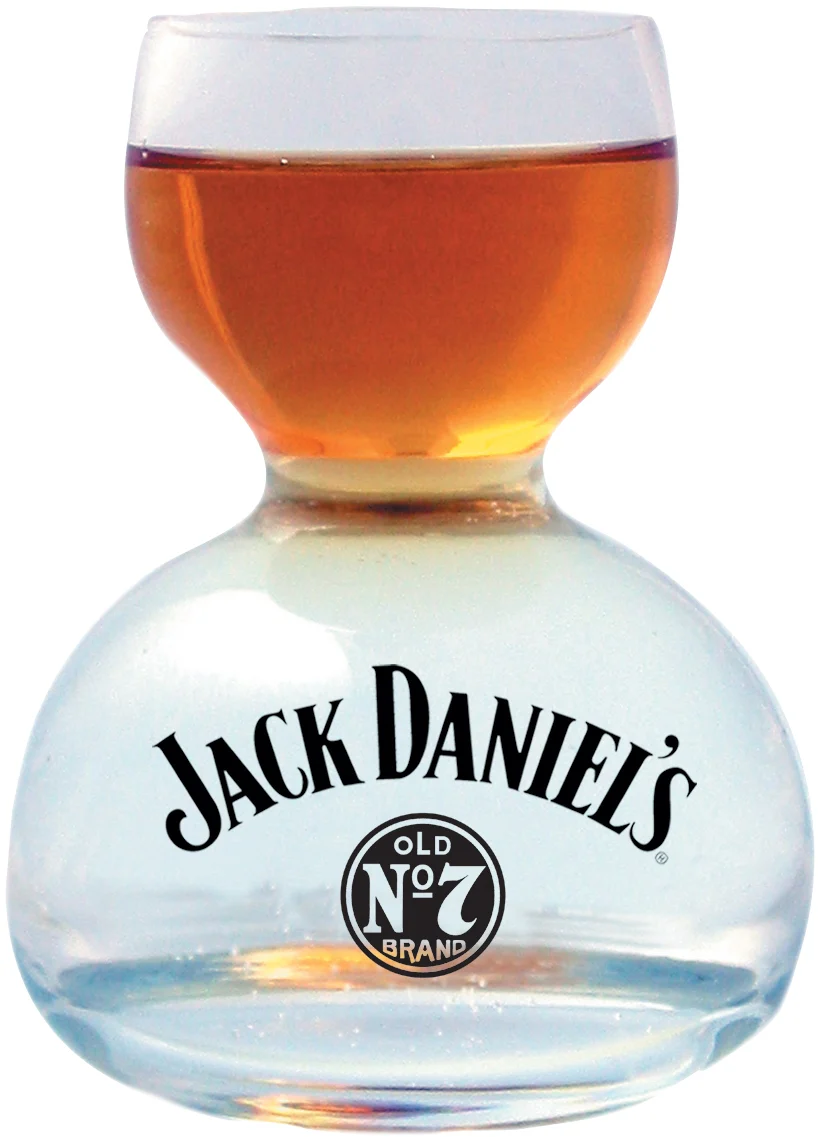 Jack Daniel's Whiskey on Water Shot Glass