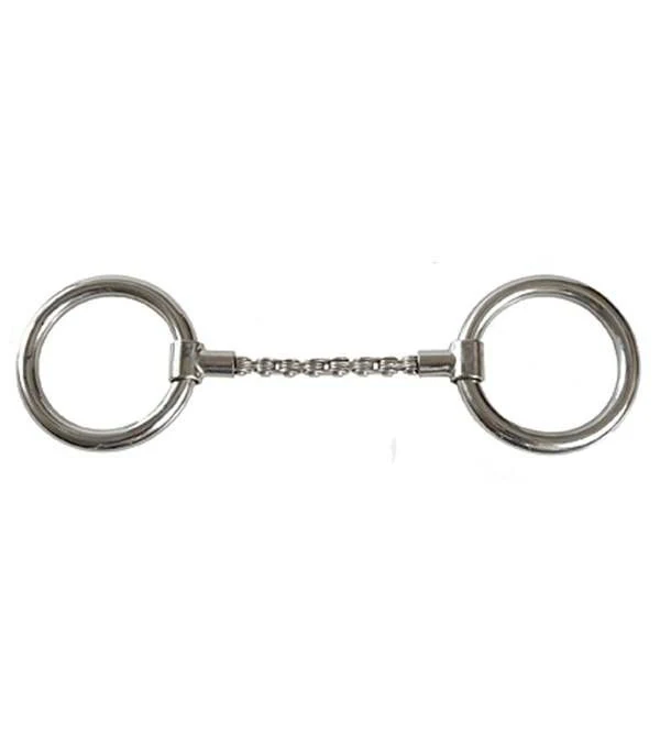 Jacks Bike Chain Ring Snaffle Bit 5" Stainless Ste