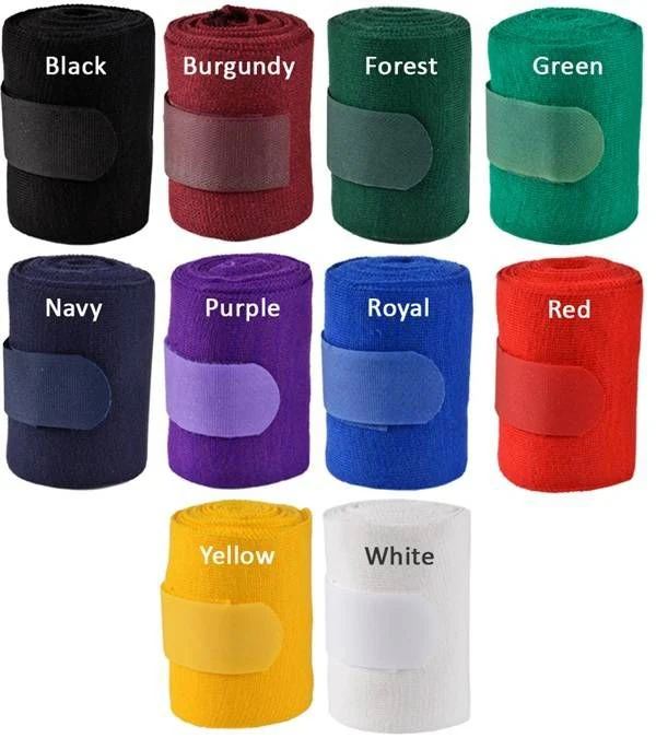 Jacks Cotton Turf Knit Bandages - Set of 4 4" x 9' - Image 7