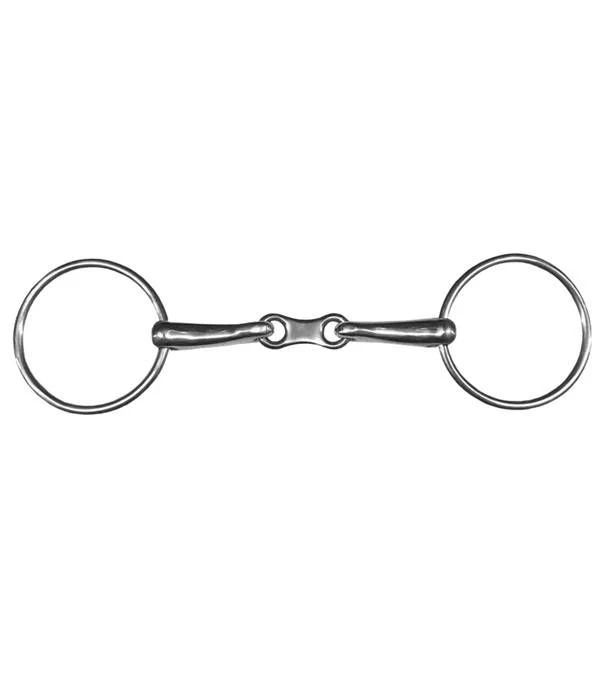 Jacks French Loose Ring Snaffle Bit 5" Stainless S - Image 3