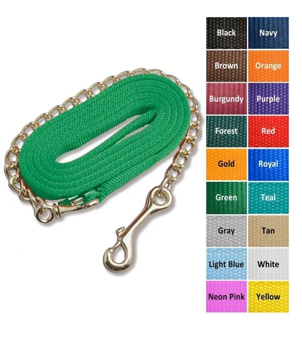 Jacks Lead Shank with 20" Brass Plated Chain 1" x - Image 4