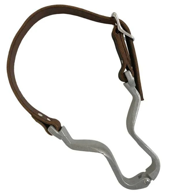 Jacks Leather Cribbing Strap Adjustable Brown