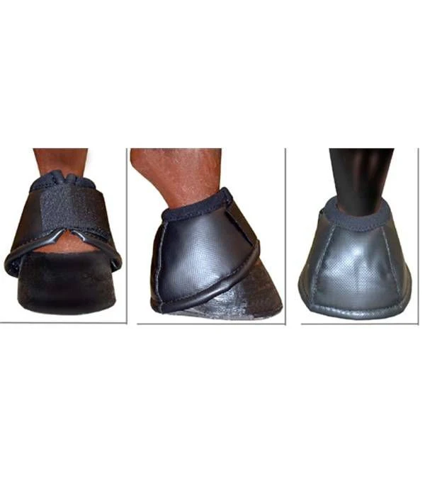Jacks No Turn Bell Boots - Sold in Pairs Large Bla - Image 2