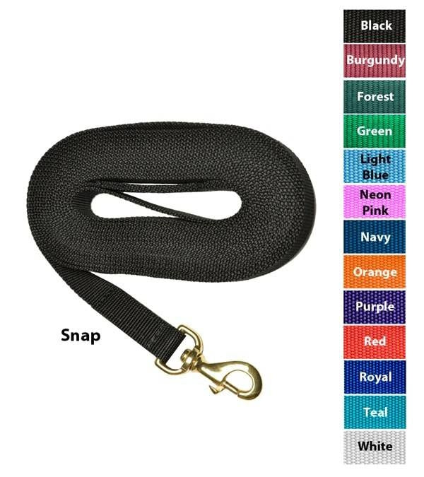 Jacks Nylon 24' Lunge Line with Solid Brass Swivel - Image 3