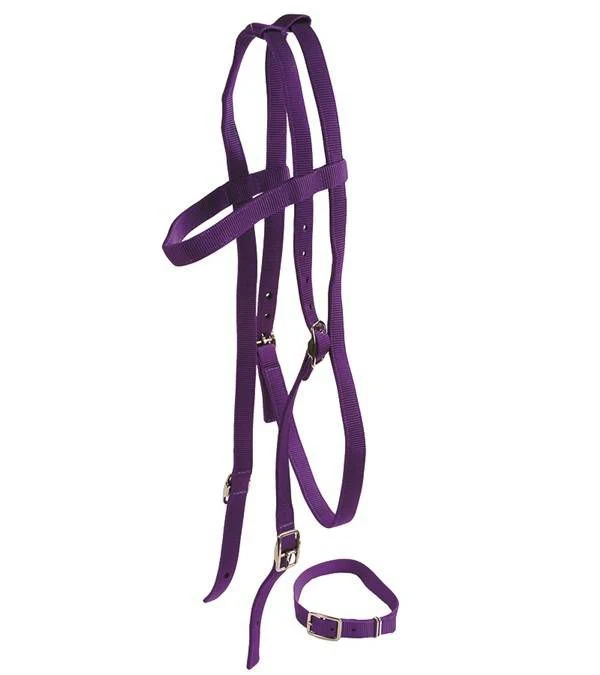 Jacks Thoroughbred Race Bridle 3/4" Black - Image 4