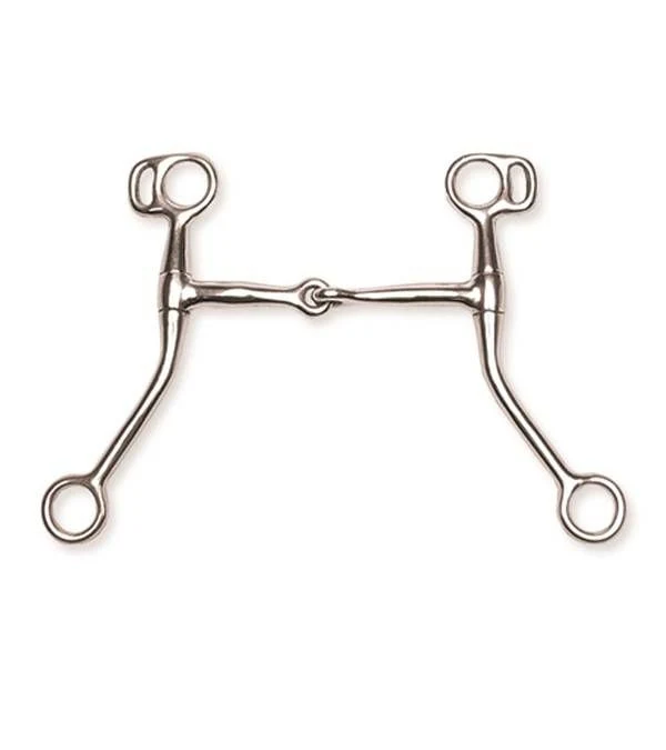 Jacks Training Snaffle Bit 5-1/2" Stainless Steel