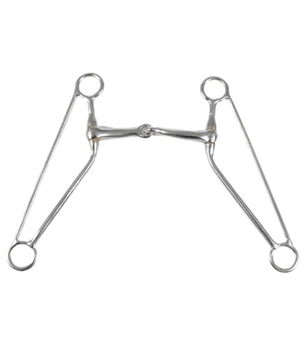 Jacks Training Snaffle Bit 5" Iron/Nickel Plated