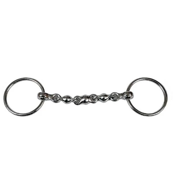 Jacks Waterford Ring Snaffle Bit 5" Stainless Stee