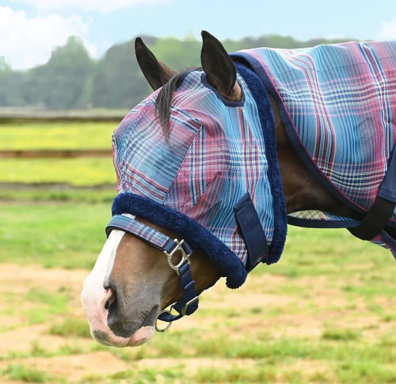 Kensington Fly Mask w.Fleece Trim Cotton Candy