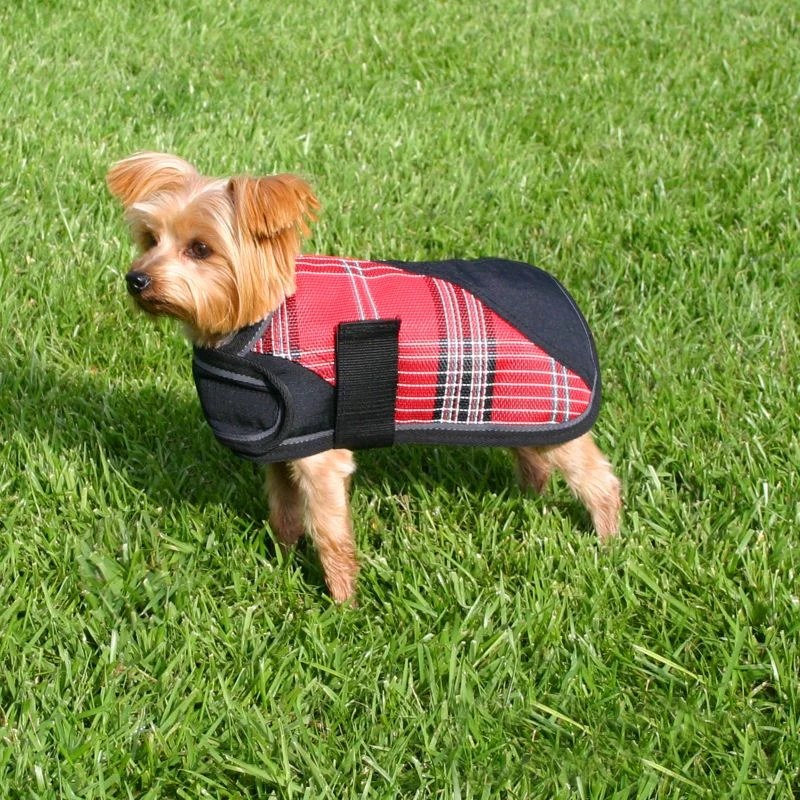 Kensington Plaid Dog Coat - Image 10