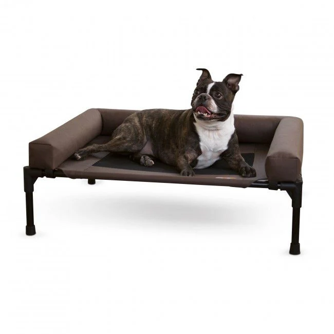 KH Mfg Chocolate Original Bolster Pet Cot