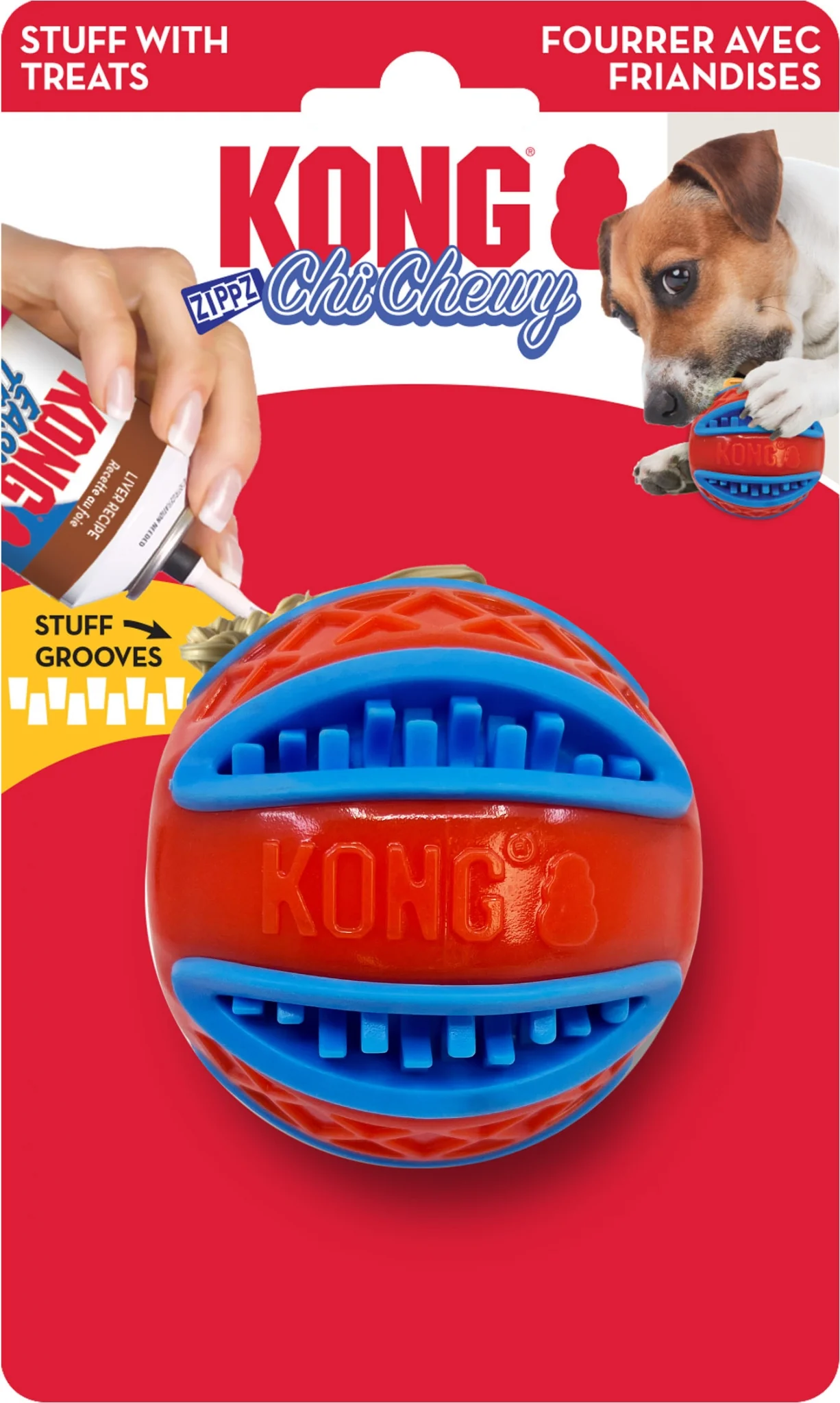 KONG Chichewy Zippz Ball - Image 3