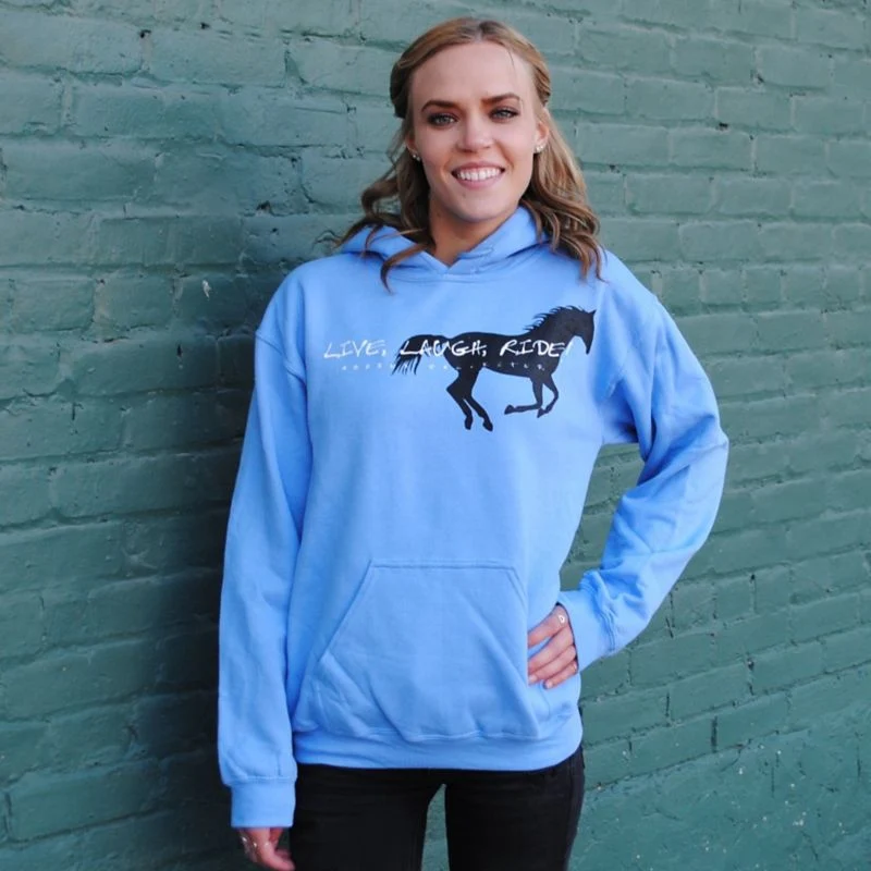 Live Laugh Ride Horses Unlimited Hoodie - Image 2