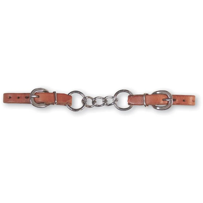 Martin 3-Link Harness Leather Curb Strap
