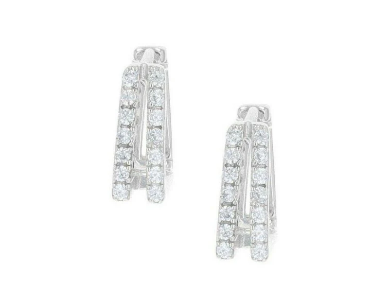 Montana Silversmiths Minimal V Stirrup Earrings Cu