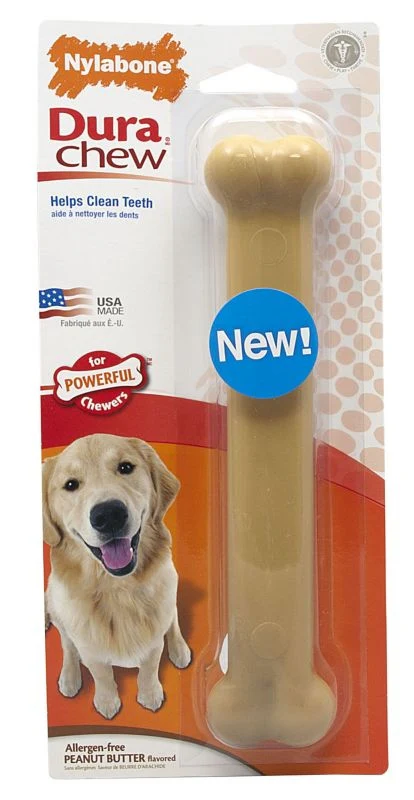 DuraChew Peanut Butter Bone Dog Toy - Image 2