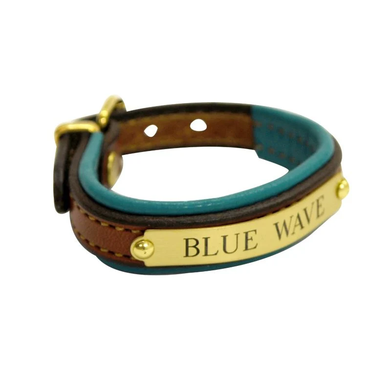 Padded Leather ID Bracelet - Image 6