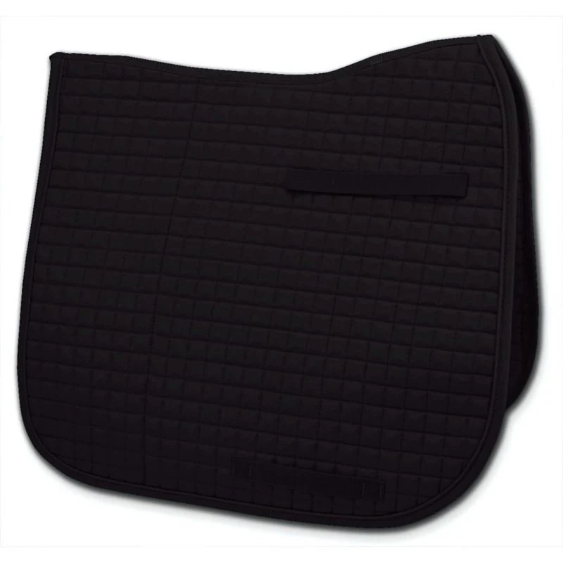 Passport Square-Quilted Dressage Pad 23X43 Bk/Wh