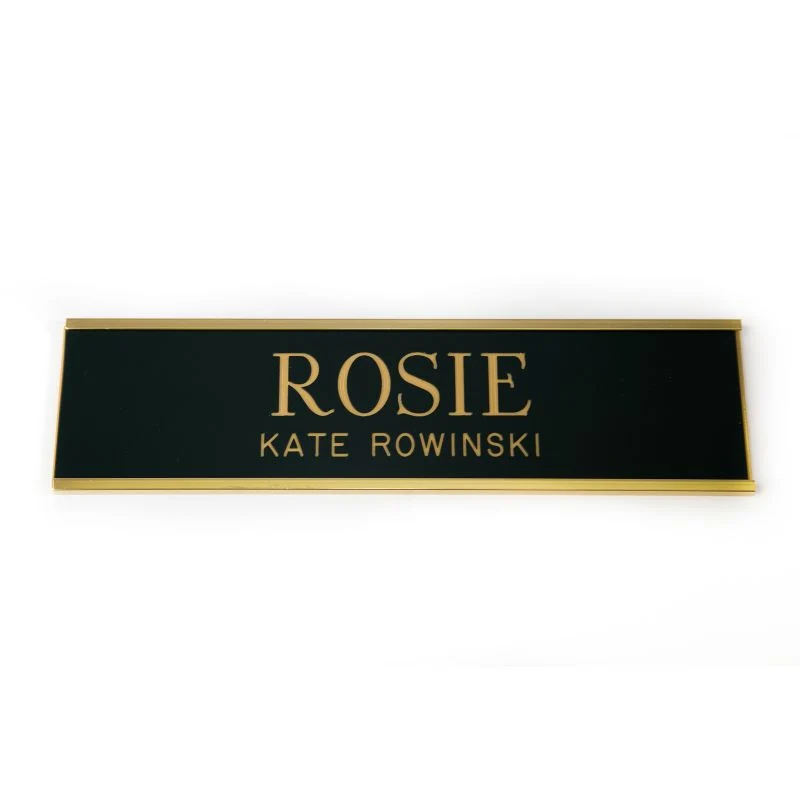 Personalized Stall Plate Metallic Look - Image 4