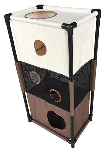 Pet Life Kitty-Square Play-Active Cat House - Image 3