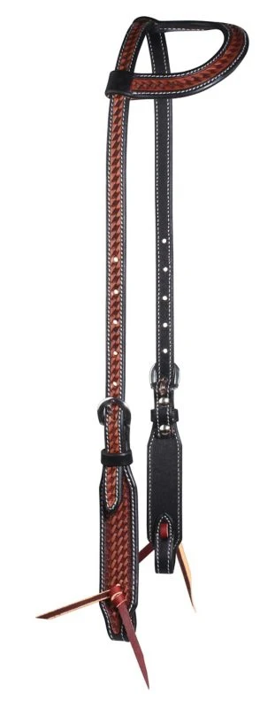 Pro Choice Basket Weave One Ear Headstall - Image 2