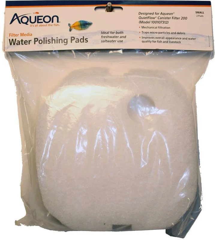 Quietflow Water Polishing Pad Small 2Pk White - Image 2