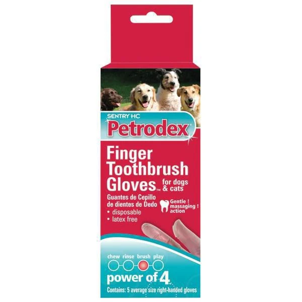 Finger Toothbrush Gloves 5 pack