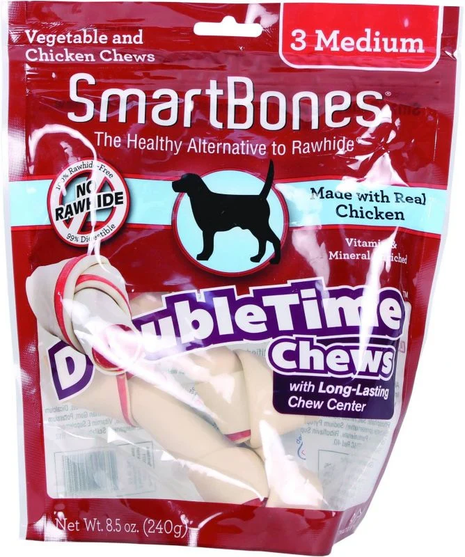 SmartBones DoubleTime Dog Chew Bones Chicken - Image 2