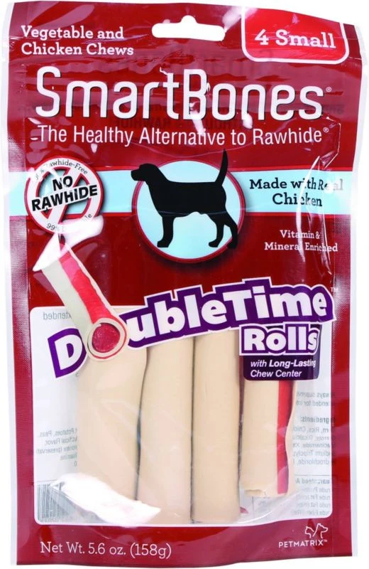 SmartBones DoubleTime Dog Chew Rolls Chicken - Image 2