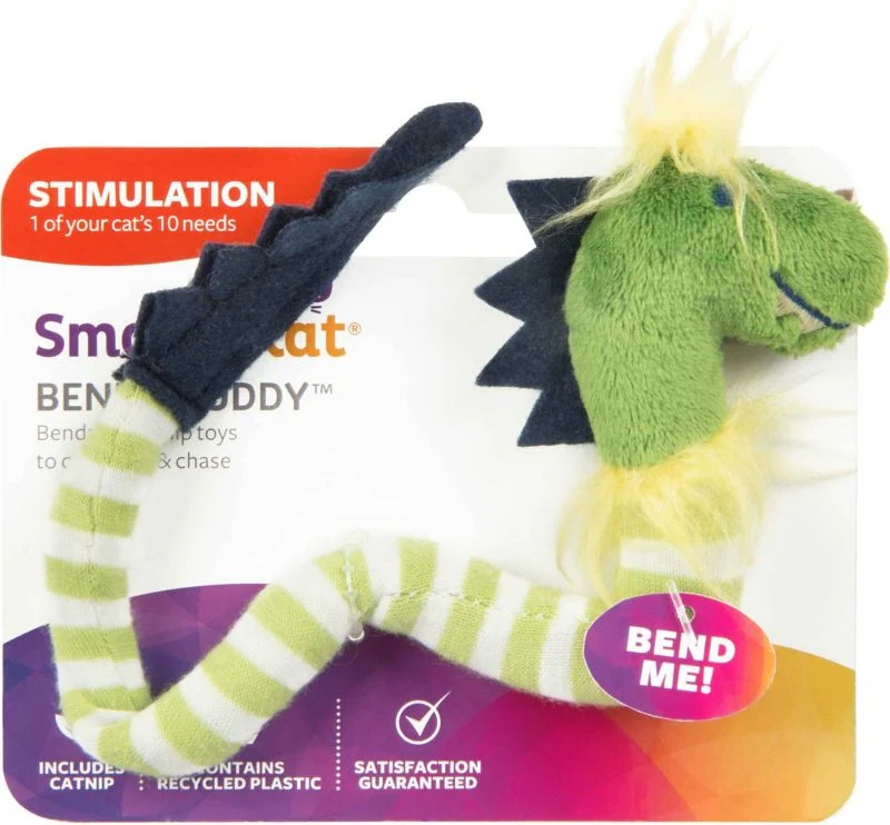Smartykat Bendy Buddy Bendable Plush Catnip Toy - Image 2