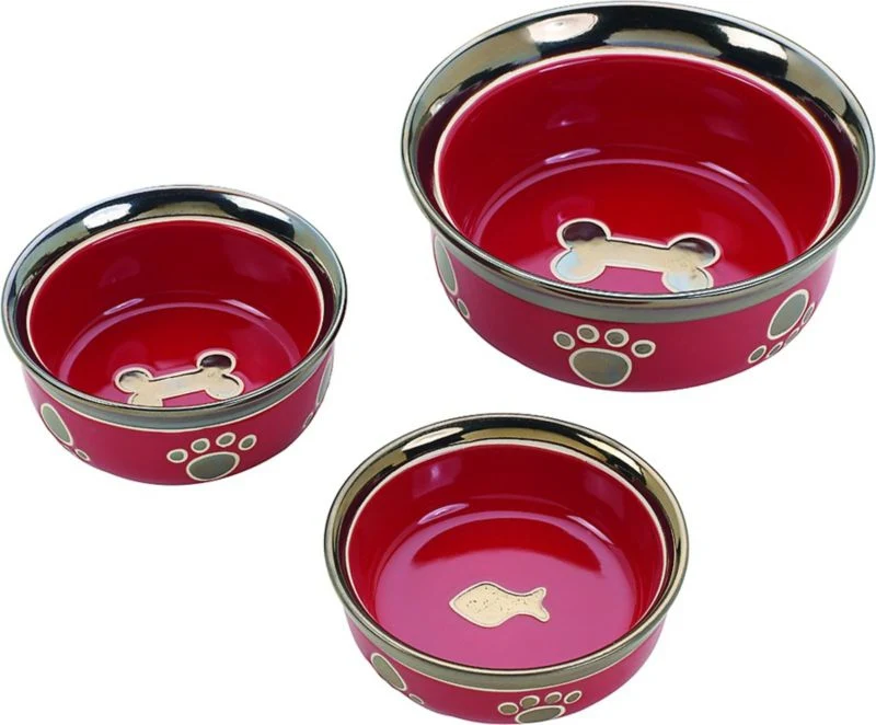 Spot Ritz Copper Rim Dog Dish 7 Black - Image 2