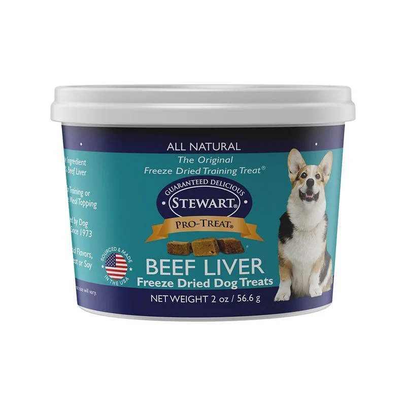Stewart Freeze Dried Beef Liver Dog Treat - Image 2
