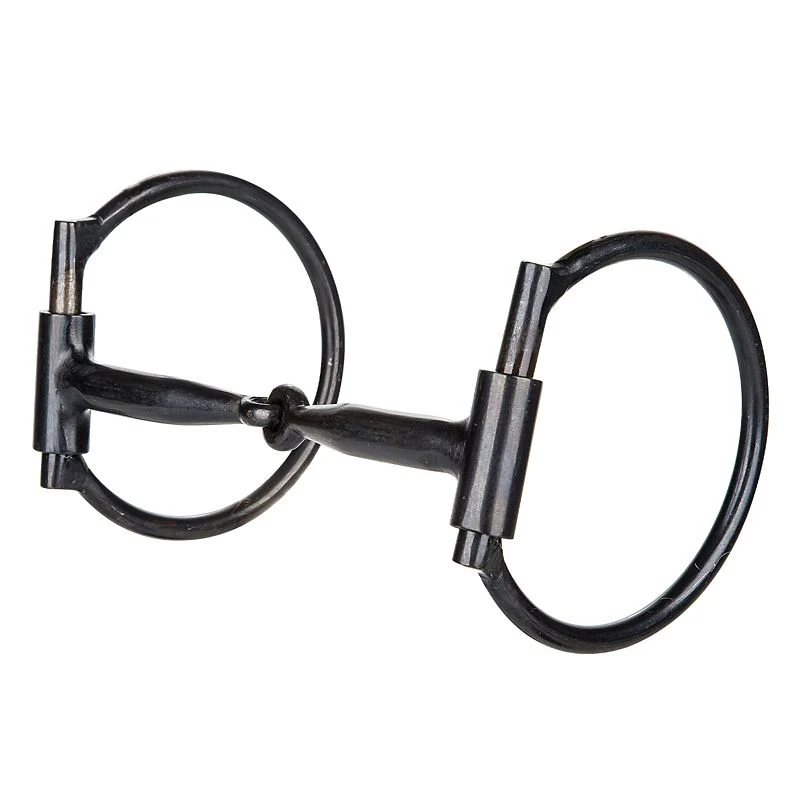 Tabelo Offset Ring Blued Steel Snaffle Bit 5 - Image 2
